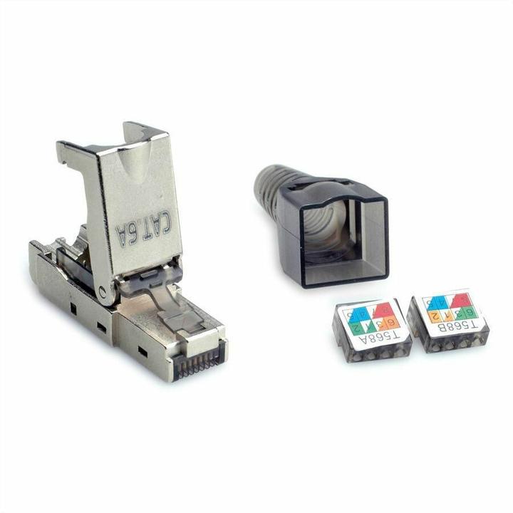 Produktbild Value feldkonfekt. RJ45-St. Kat.6A STP (Netzwerkkabel Stecker)