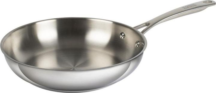 Actual product image Kuhn Rikon ALLROUND Frying pan Set uncoated Ø 24 + 28 cm (28 cm, Frying pan, Stainless steel)