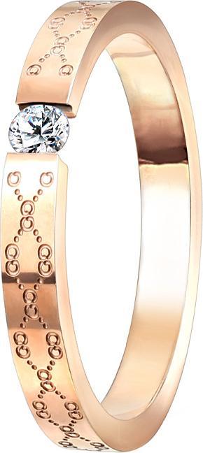 Immagine prodotto Star Piercing Anello in oro rosa con cristallo (57, 900 Platino)