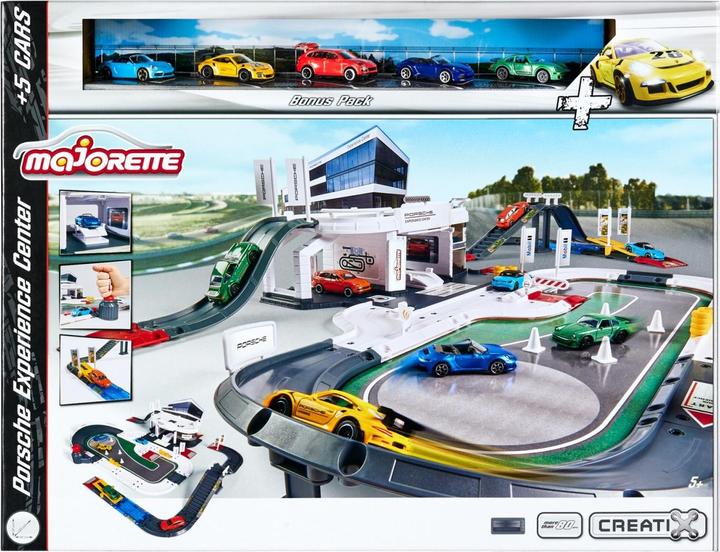 Immagine prodotto Majorette Porsche Exprerience Center con veicoli
