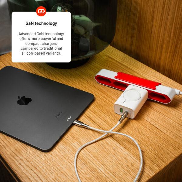 Actual product image Fixed - MagFlip USB-C Charger 33W Apple Watch/USB-C/USB-A (33 W)