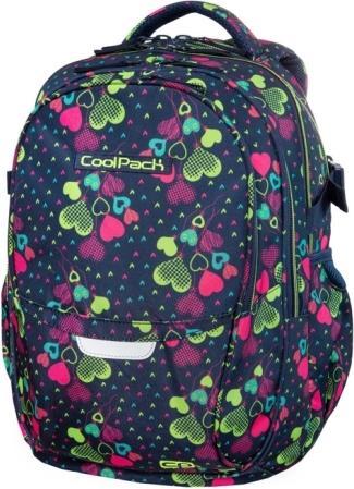 Actual product image Cool Backpack CoolPack Factor Lime Hearts