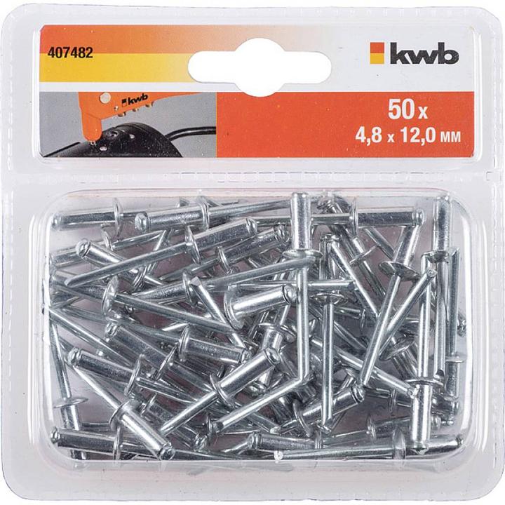Produktbild kwb Blindnieten, 4.8 x 12.0 mm
