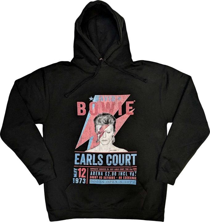 Produktbild David Bowie Earls Court '73 Kapuzenpullover (S)