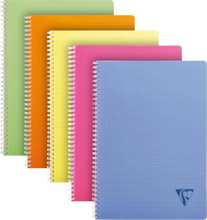 Produktbild Clairefontaine Spiralbuch (A4, Kariert, Harter Einband)