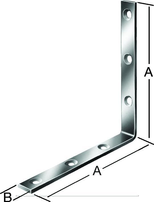 Produktbild Pferd Werkzeuge Vormann Winkel extra stark, verzinkt 160x160x20x5,0 mm