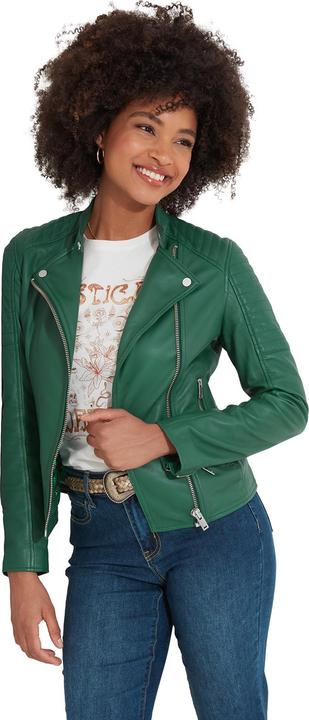 Image du produit Joe Browns Veste de motard en cuir Grandad Collar (38)