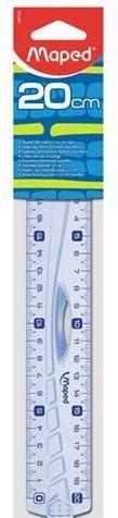 Productafbeelding Maped Platte meetlat Geometrisch, 200 mm, kunststof, met handvat (200 mm)