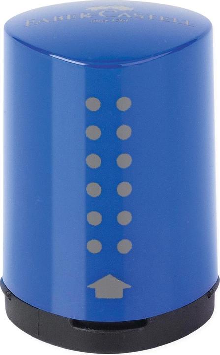 Actual product image Faber-Castell Sharpener Grip 2001 Mini 10 pieces, blue and red