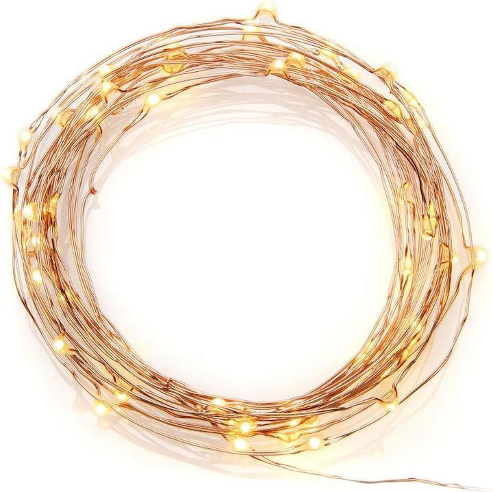 Actual product image Konstsmide LED Drop Light Chain 100s with Multifunction Timer (9.90 m)