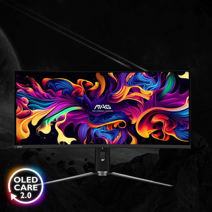 Actual product image MSI MAG 341CQPDE QD-OLED (3440 x 1440 pixels, 34")