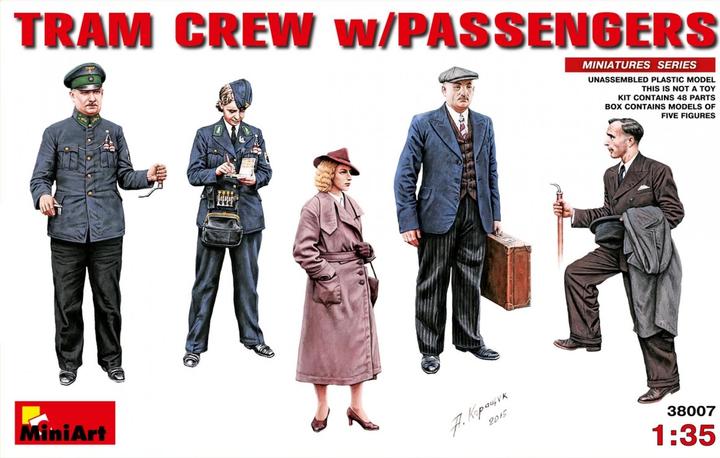Image du produit Mini art Tram Crew with Passengers