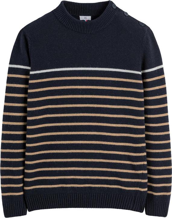 Produktbild La Redoute Collections Gestreifter Pullover im Matrosenstil (XL)