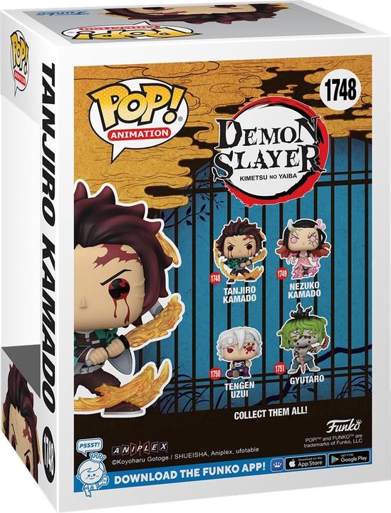 Immagine prodotto Funko Ammazzademoni: Kimetsu no Yaiba POP! Tanjiro(Respiro del sole)