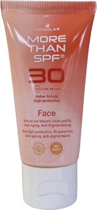 Sensolar more than spf Face Creme mit Anti-Aging LSF30 Fl 20 ml (Sonnencreme, SPF 30, 20 ml, 33 g)