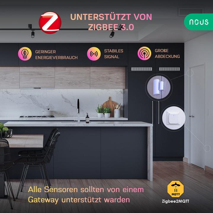Image du produit Nous Capteur Smart Door & Window E3 ZigBee