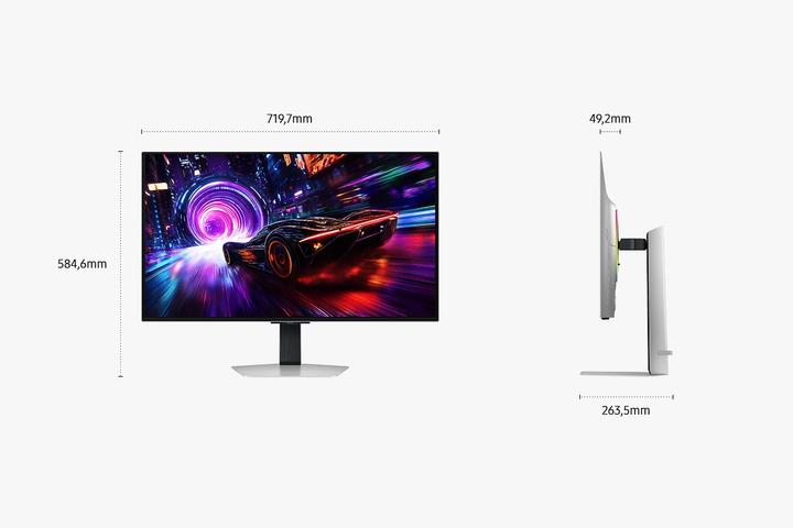 Image du produit Samsung Odyssey OLED G8 - G81SF (3840 x 2160 pixels, 32")
