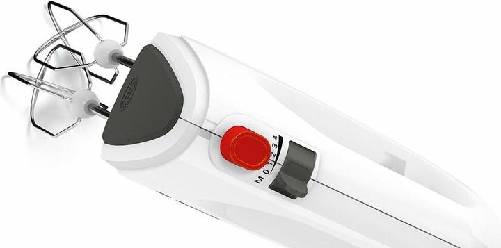 Actual product image Bosch Hausgeräte Hand Mixer MFQ22100 CleverMixx 375 W, Number of speeds 4, Turbo mode, White/Dark Grey (375 W)
