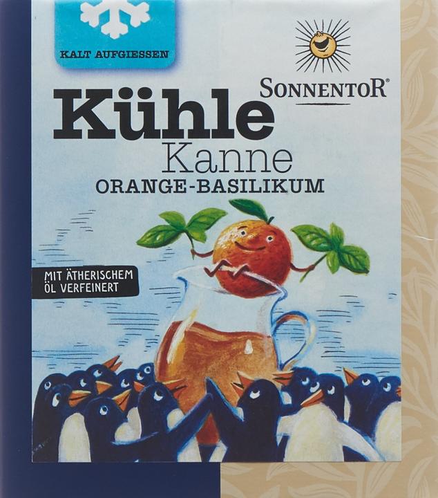 Actual product image Sonnentor Cool tea pyramids orange basil (40 g)