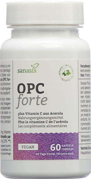 Actual product image Sanasis OPC Forte (60 Caps) (60 Piece, Capsules, 9 g)