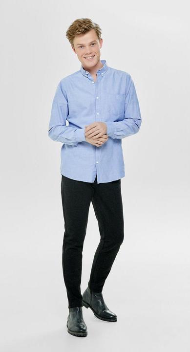 Image du produit Only & Sons Chemise à manches longues unie (XS)