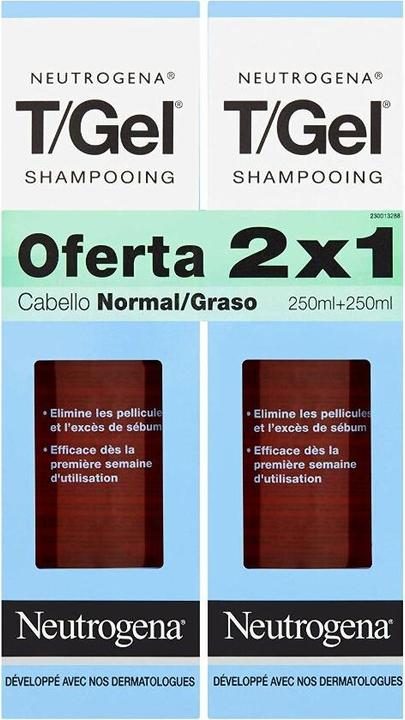 Produktbild Neutrogena Gel Shampoo Fat Dandruff (2 x 250 ml) (500 ml, Flüssiges Shampoo)