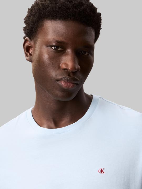 Actual product image Calvin Klein Jeans Ss Smooth Cttn Solid Crewnk Tee (XXL)