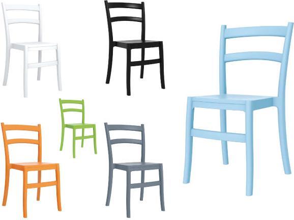 Actual product image CLP Stuhl Tiffany schwarz