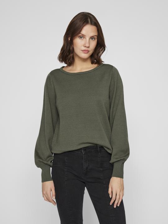 Actual product image Vila U-boat neck knitted jumper (M)