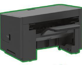 Actual product image Lexmark stack finisher