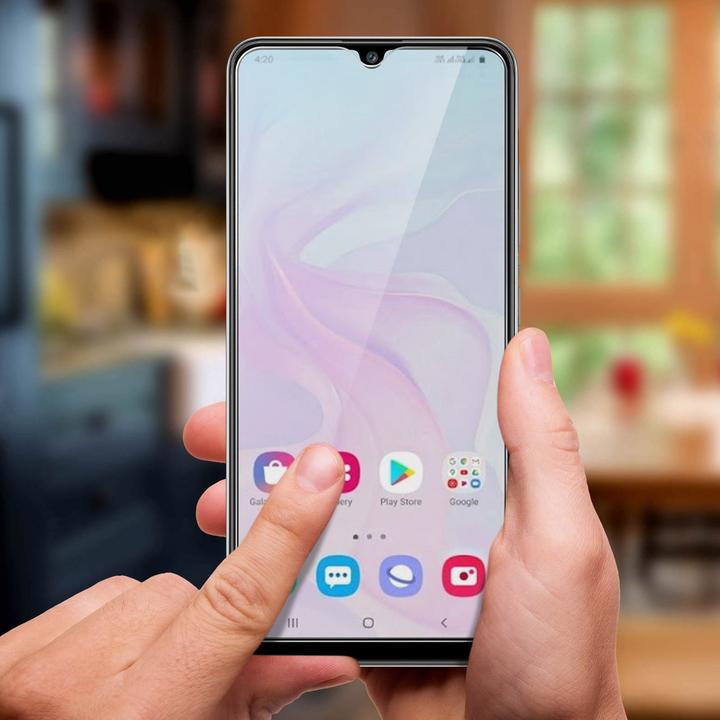 Actual product image Avizar Crystal clear film, glass screen protector (1 Piece, Samsung Galaxy A32)