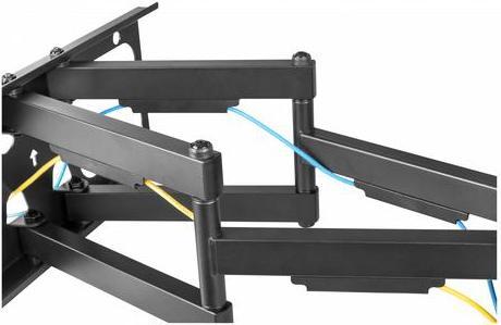 Image du produit Deltaco ARM-0261 Support TV (100") Noir (Mur, 100", 85 kg)