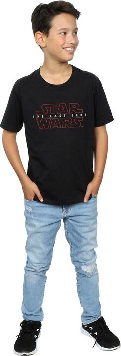 Actual product image Star Wars Boys The Last Jedi Logo T-Shirt (128)