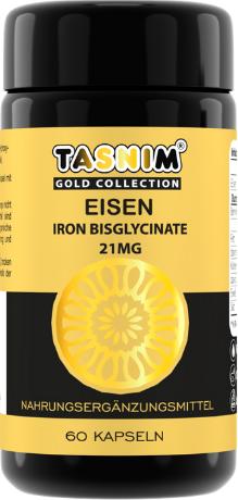 Image du produit Tasnim Bisglycinate de fer (60 pièce(s), Capsules)