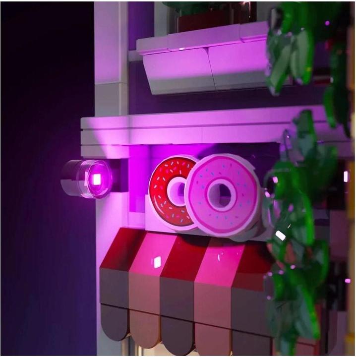 Actual product image Light my bricks LMB 2.0 LEGO® 10278# Police Station Light Kit