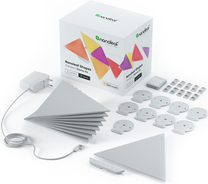 Image du produit Nanoleaf Shapes Triangles Smarter Kit (100 lm)