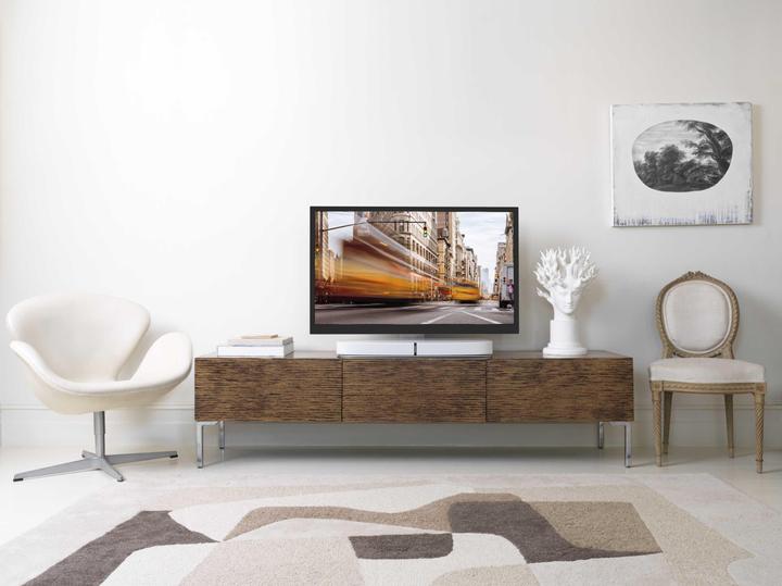 Produktbild Flexson Adjustable TV Stand for SONOS PLAYBASE (1 Stk., Ständer, Schwenkbar, Höhenverstellbar)