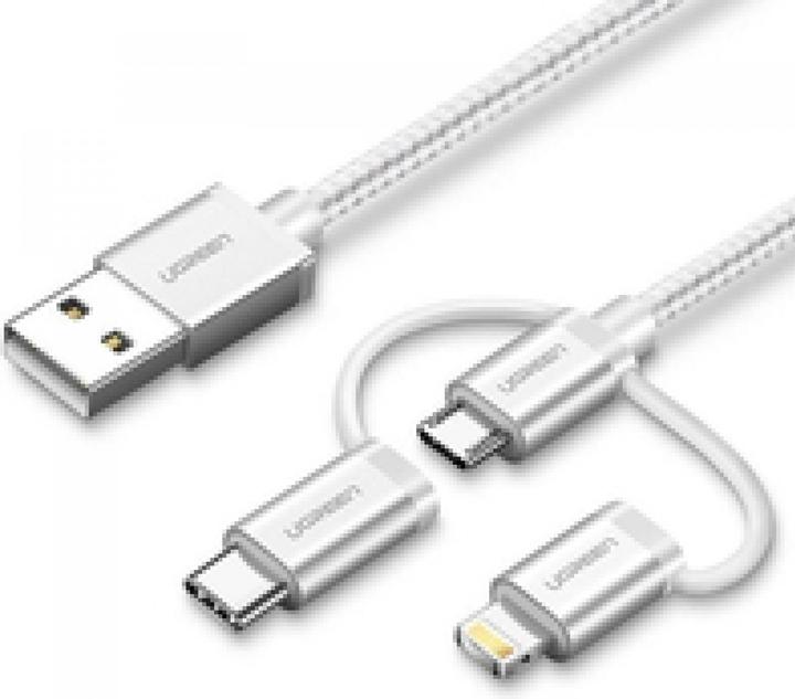 Image du produit Ugreen Câble multifonctionnel USB2.0-A 3 en 1 (1.50 m, USB 2.0)