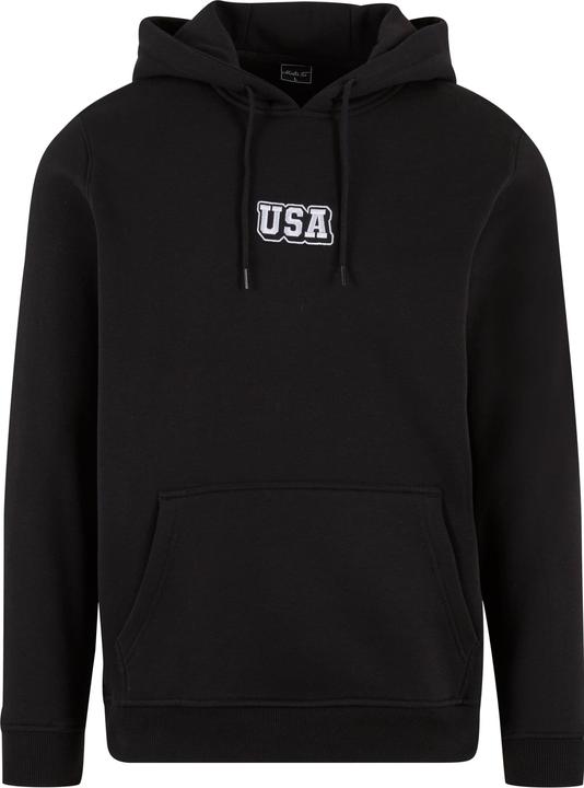 Mister Tee MisterTee USA College Wording Patch Hoody - 179699 (XS)