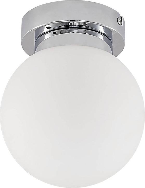 Produktbild Lindby Tavino Deckenleuchte, Kugelschirm, chrom (E14)