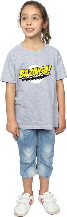Actual product image Dam Girls Bazinga Cotton T-Shirt (128)