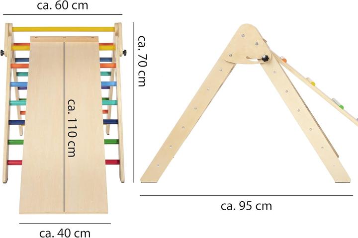 Image du produit Onvaya Triangle d'escalade avec toboggan