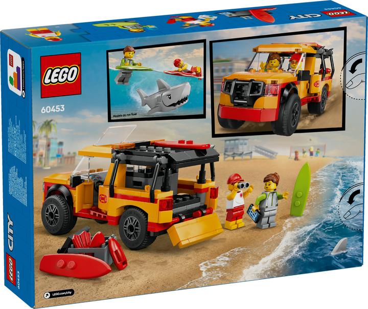 Produktbild LEGO Einsatzfahrzeug der Rettungsschwimmer (60453, LEGO City)