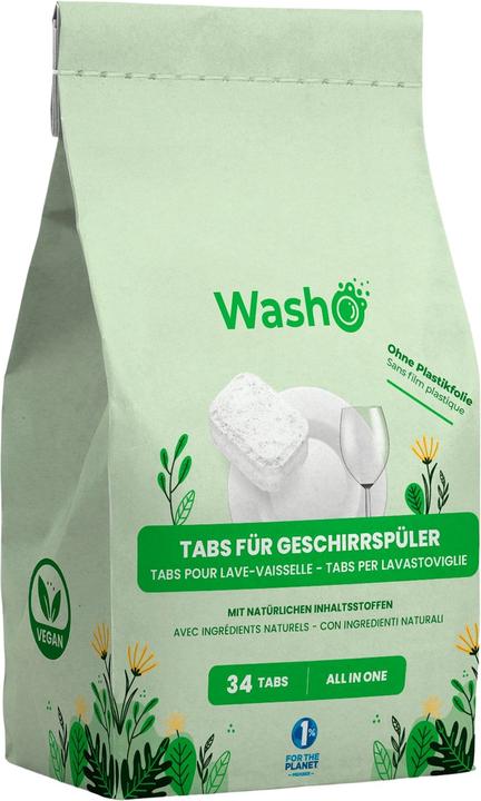 Washo Tablettes pour lave-vaisselle (Tabs, 34 x)