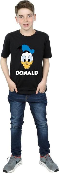Actual product image Disney Boys Donald Duck Face Cotton T-Shirt (128)
