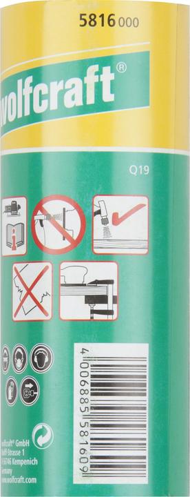 Produktbild wolfcraft Schleifpapierrolle für Metall/Lack, 3 m x 115 mm, Körnung 1000 (1000)