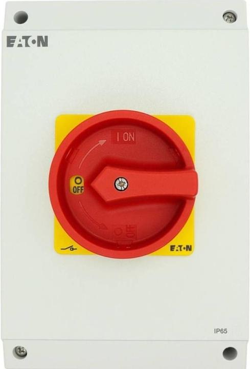 Actual product image Eaton Safety switch 3 pole + N, 63 A P3, Red