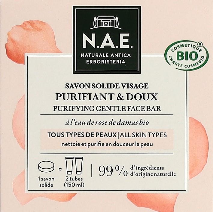 Immagine prodotto N.A.E. Naturale Antica Erboristeria Barretta purificante delicata per il viso, con certificazione (Sapone)