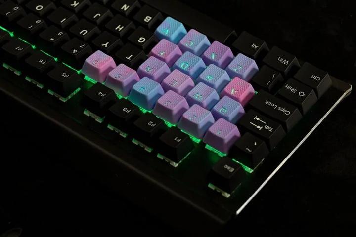 Actual product image Tai-Hao 23-Key Rubber Camo Keycap Set