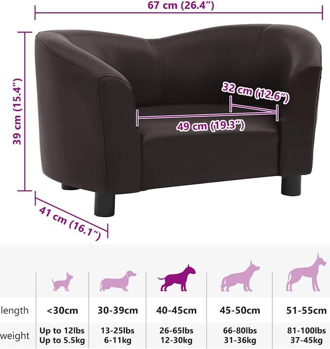 Image du produit VidaXL Hundesofa (Chien)